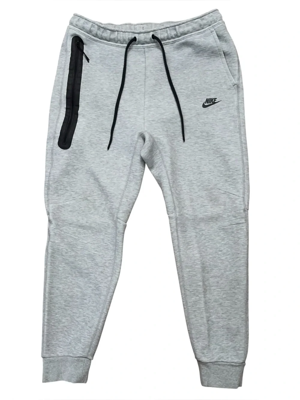 Nike NSW Tech Fleece Sweatpants Jogger Mens Size L Drawstring Tapered Leg Gray